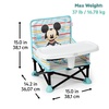 image:imageBright Starts Pop N Sit Portable Booster Seat 3in1 Floor Seat Travel High Chair amp Toddler Booster with Feeding Tray IndoorOutdoor Grey 6 Months3 YearsDisney Mickey