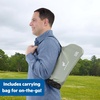 image:imageBright Starts Pop N Sit Portable Booster Seat 3in1 Floor Seat Travel High Chair amp Toddler Booster with Feeding Tray IndoorOutdoor Grey 6 Months3 YearsFord Camo