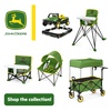 image:imageBright Starts Pop N Sit Portable Booster Seat 3in1 Floor Seat Travel High Chair amp Toddler Booster with Feeding Tray IndoorOutdoor Grey 6 Months3 YearsJohn Deere