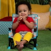 image:imageBright Starts Pop N Sit Portable Booster Seat 3in1 Floor Seat Travel High Chair amp Toddler Booster with Feeding Tray IndoorOutdoor Grey 6 Months3 YearsDisney Mickey