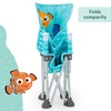 image:imageBright Starts Pop N Sit Portable Booster Seat 3in1 Floor Seat Travel High Chair amp Toddler Booster with Feeding Tray IndoorOutdoor Grey 6 Months3 YearsDisney Nemo