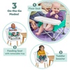 image:imageBright Starts Pop N Sit Portable Booster Seat 3in1 Floor Seat Travel High Chair amp Toddler Booster with Feeding Tray IndoorOutdoor Grey 6 Months3 YearsDisney Princess