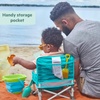 image:imageBright Starts Pop N Sit Portable Booster Seat 3in1 Floor Seat Travel High Chair amp Toddler Booster with Feeding Tray IndoorOutdoor Grey 6 Months3 YearsDisney Nemo