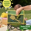 image:imageBright Starts Pop N Sit Portable Booster Seat 3in1 Floor Seat Travel High Chair amp Toddler Booster with Feeding Tray IndoorOutdoor Grey 6 Months3 YearsJohn Deere