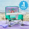 image:imageBright Starts Pop N Sit Portable Booster Seat 3in1 Floor Seat Travel High Chair amp Toddler Booster with Feeding Tray IndoorOutdoor Grey 6 Months3 YearsDisney Princess