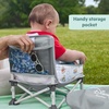 image:imageBright Starts Pop N Sit Portable Booster Seat 3in1 Floor Seat Travel High Chair amp Toddler Booster with Feeding Tray IndoorOutdoor Grey 6 Months3 YearsDisney Pooh