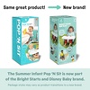 image:imageBright Starts Pop N Sit Portable Booster Seat 3in1 Floor Seat Travel High Chair amp Toddler Booster with Feeding Tray IndoorOutdoor Grey 6 Months3 YearsDisney Nemo