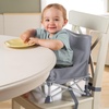 image:imageBright Starts Pop N Sit Portable Booster Seat 3in1 Floor Seat Travel High Chair amp Toddler Booster with Feeding Tray IndoorOutdoor Grey 6 Months3 YearsGrey