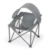 image:imageBright Starts Pop N Chill Baby Chair Travel Seat IndoorOutdoor Use Portable Infant Seat with Removable UPF 50 Canopy Pink 06 MonthsGrey