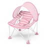 image:imageBright Starts Pop N Chill Baby Chair Travel Seat IndoorOutdoor Use Portable Infant Seat with Removable UPF 50 Canopy Pink 06 MonthsPink