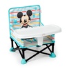 image:imageBright Starts Pop N Sit Portable Booster Seat 3in1 Floor Seat Travel High Chair amp Toddler Booster with Feeding Tray IndoorOutdoor Grey 6 Months3 YearsDisney Mickey