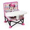 image:imageBright Starts Pop N Sit Portable Booster Seat 3in1 Floor Seat Travel High Chair amp Toddler Booster with Feeding Tray IndoorOutdoor Grey 6 Months3 YearsDisney Minnie