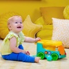 image:imageBright Starts Spin n Chase Bug Ball Popper Toy with Lights amp Music Crawling Baby Toy Encourages Movement amp Motor Skills Unisex 6 MonthsBus