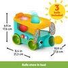 image:imageBright Starts Spin n Chase Bug Ball Popper Toy with Lights amp Music Crawling Baby Toy Encourages Movement amp Motor Skills Unisex 6 MonthsBus