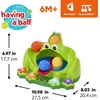 image:imageBright Starts Spin n Chase Bug Ball Popper Toy with Lights amp Music Crawling Baby Toy Encourages Movement amp Motor Skills Unisex 6 MonthsFrog