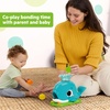 image:imageBright Starts Spin n Chase Bug Ball Popper Toy with Lights amp Music Crawling Baby Toy Encourages Movement amp Motor Skills Unisex 6 MonthsWhale