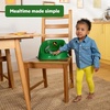 image:imageBright Starts John Deere My Spot EasyClean Booster Seat Portable Dining Chair Booster with 3Point Harness Green 6 Months  ToddlerGreen