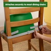 image:imageBright Starts John Deere My Spot EasyClean Booster Seat Portable Dining Chair Booster with 3Point Harness Green 6 Months  ToddlerGreen