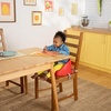 image:imageBright Starts John Deere My Spot EasyClean Booster Seat Portable Dining Chair Booster with 3Point Harness Green 6 Months  ToddlerRed
