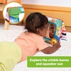 image:imageBright Starts Sit amp See Tummy Time Mirror Crinkle Leaves and Squeaker Sun MultiSensory Toy Unisex Newborn amp Up