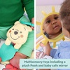 image:imageBright Starts Baby Activity Gym with Two Toy Bars Winnie the Pooh Unisex MultiColoured