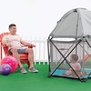 image:imageSummer Infant Pop n Play SE Hex Playard 6Sided Sweet Life Edition Aqua Sugar Color  Full Coverage Play Pen for Indoor and Outdoor Use  Fast Easy and Compact Fold Aqua SugarAqua Sugar SE