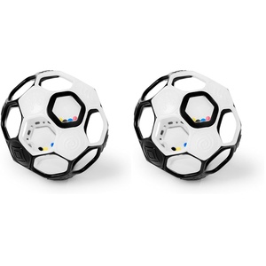 image:imageBright Starts Oball EasyGrasp Rattle BPAFree Infant Toy in Blue Age Newborn and up 4 Inches Pack of 2BlackWhite Soccer Pack of 2